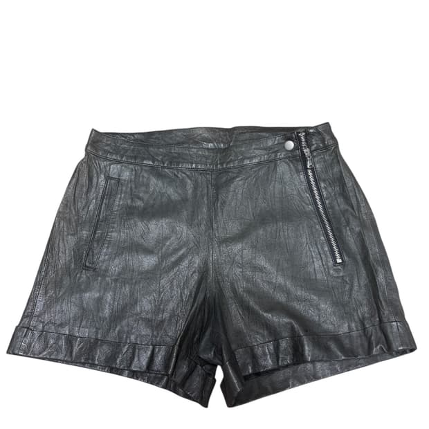 빈티지 고딕 펑크 가죽숏츠