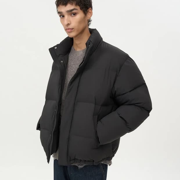 인사일런스 에센셜 다운 자켓 BLACK 패딩 푸퍼 검정 패딩