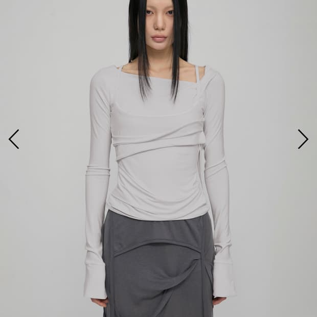 FLARE UP Layered Bustier Long Sleeve