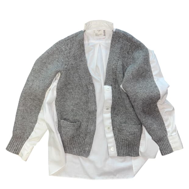 Sacai 셔츠가디건 17-03430