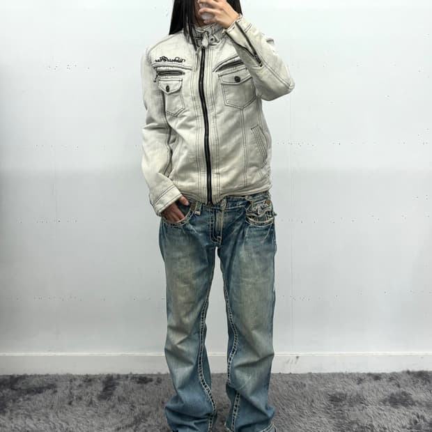 인더애틱 라이더 디테일 자켓