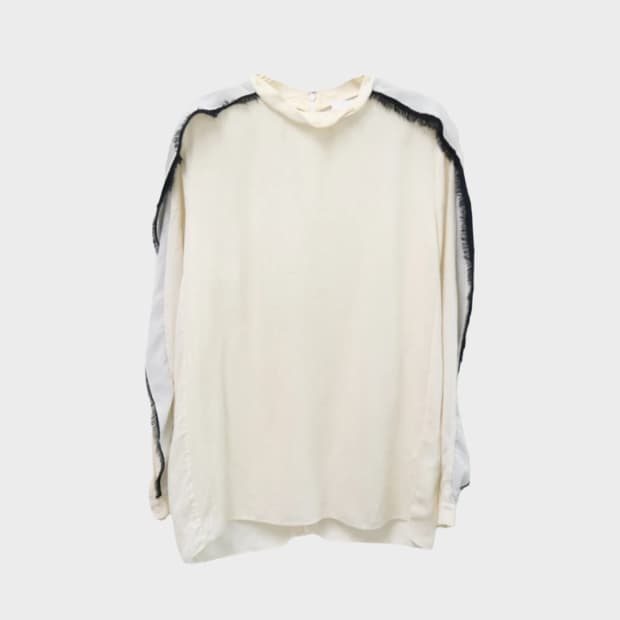 3.1 필립림 오네갸루 실크 블라우스 55075