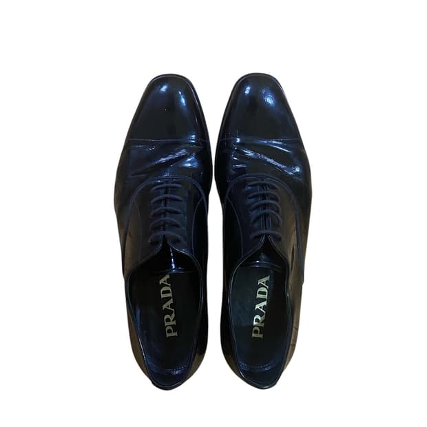  Prada Cap Toe Oxford Shoes