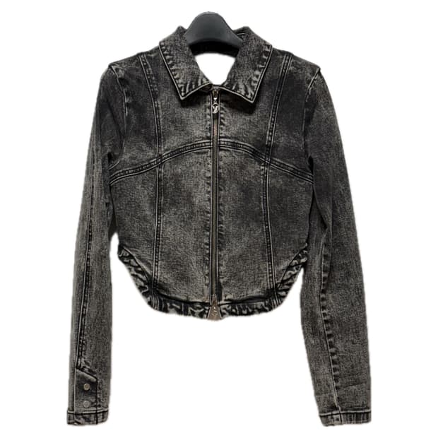 [YUSE] 유즈 데님 투웨이 자켓 블랙