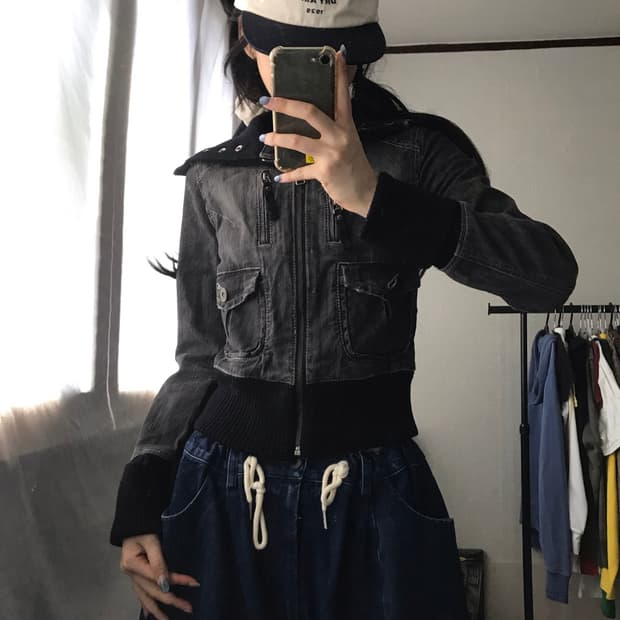 DOHC 레이어드 데님 자켓