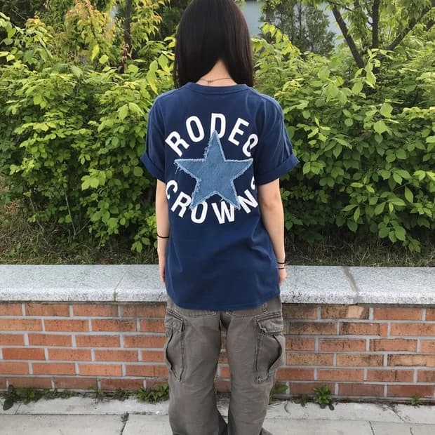 RODEO CROWNS Denim Star Tee
