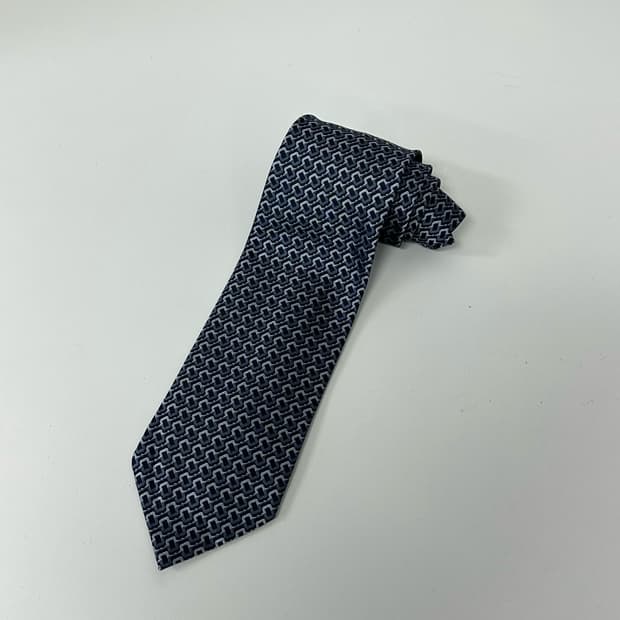 구찌 패턴 실크 넥타이