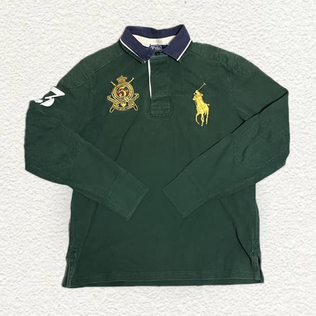 폴로 랄프로렌 빅포니 긴팔 카라티 L 그린