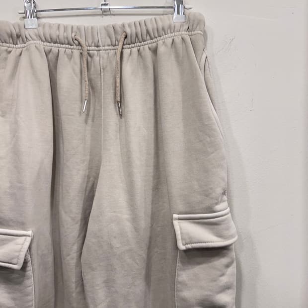 VENETUS 나일론 패치 기모 벌룬 조거팬츠