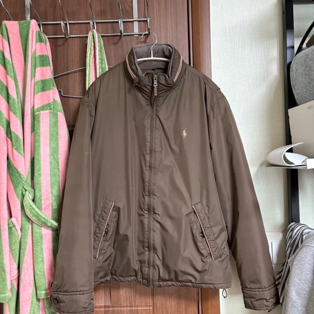 폴로랄프로렌 브라운 봄버 페리 자켓