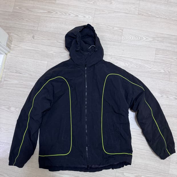 디젤 J-GREEN 후드 윈드브레이커 블랙 48