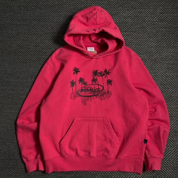 87mm Mmlg 빅로고 박시핏 후드 티셔츠o 4859