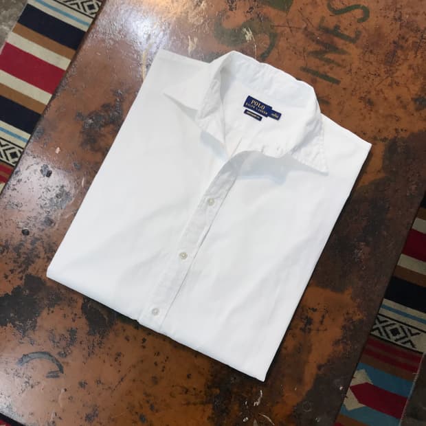 폴로랄프로렌 보이프렌드 핏 화이트 셔츠 여성 프리사이즈