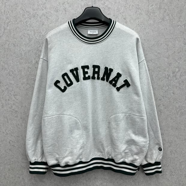 100 커버낫 남자 헤비웨이트 오버핏 맨투맨