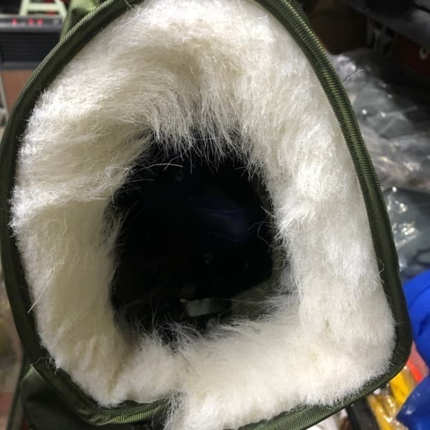 미 빈티지 방한 후드
