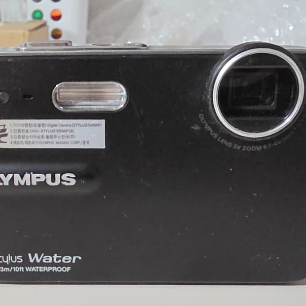 올림푸스 스타일러스 550WP 디지털카메라