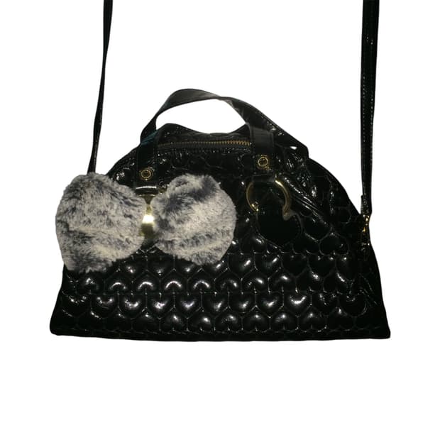 사만다 타바사 하트 폼폼 리본 핸드백 갸루 y2k