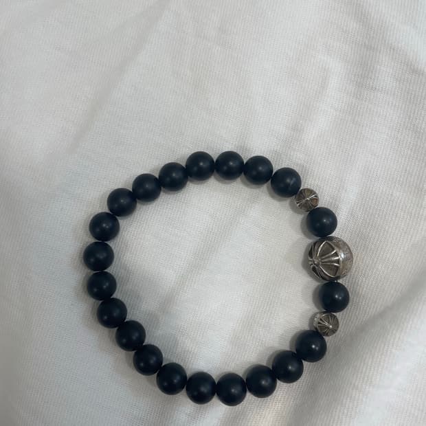 크롬하츠 오닉스 팔찌 8mm