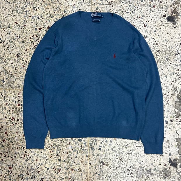 폴로(POLO ralphlauren) 브이넥 니트