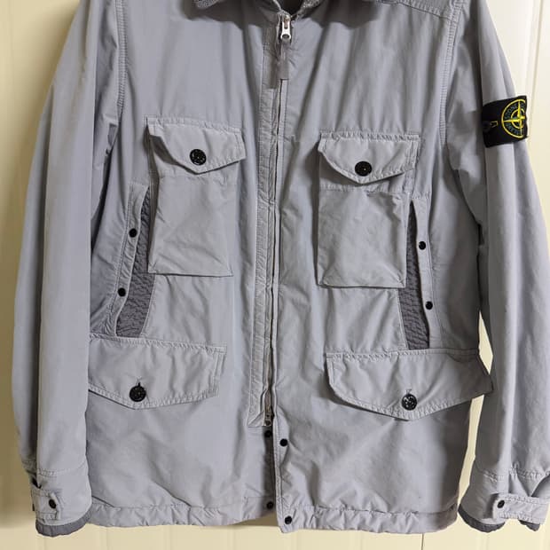 스톤 아일랜드 다비드 라이트-TC 마이크로 파일 자켓 L