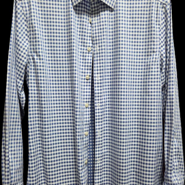 찰스띠릿 블루깅엄셔츠 105