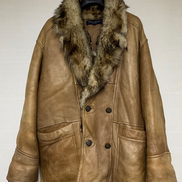 1993년 YVES SAINT LAURENT 양가죽 무스탕