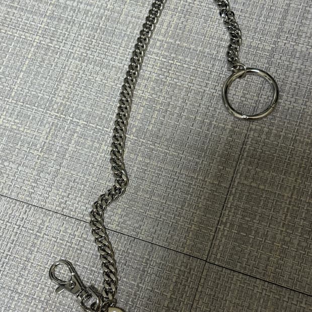 칼하트 CUBAN LINK KEYCHAIN SILVER OS