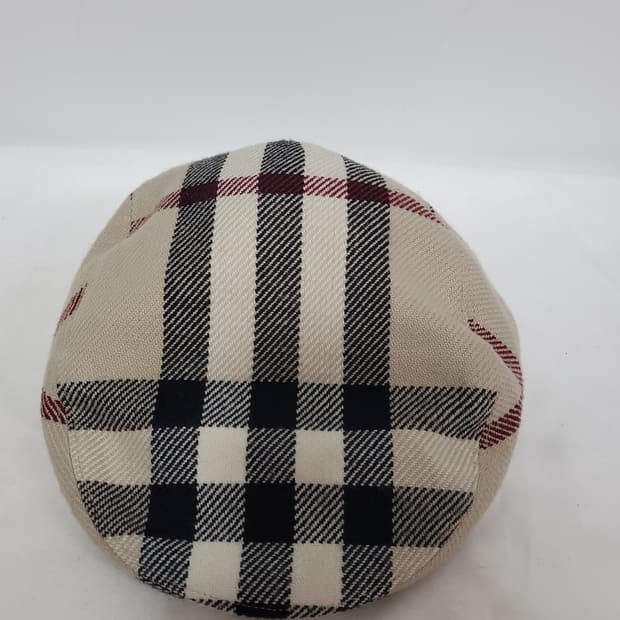 버버리 체크 헌팅캡 매장판정품 키즈용