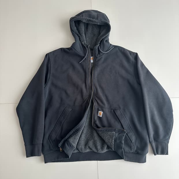 칼하트 레인디펜드 쉐르파 후드집업 2XL 멕시코제