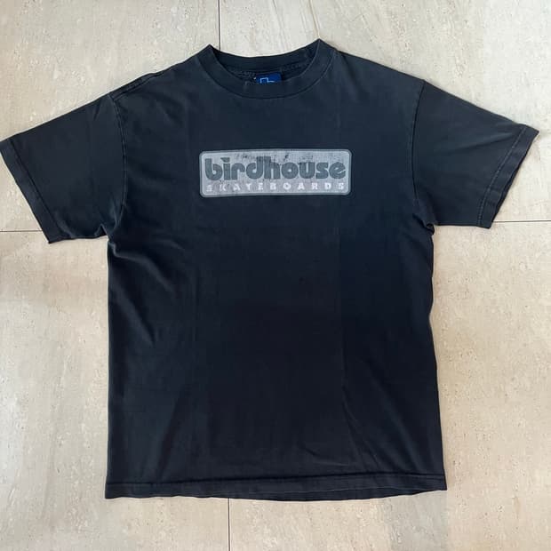 90s birdhouse 스케이트 티셔츠 (made in usa)