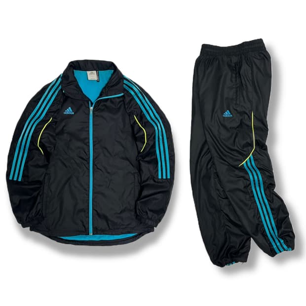 아디다스 삼선 우븐 바람막이 트레이닝 셋업