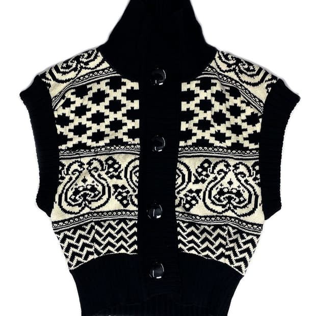 Hiroko bis 하이넥 니트 베스트