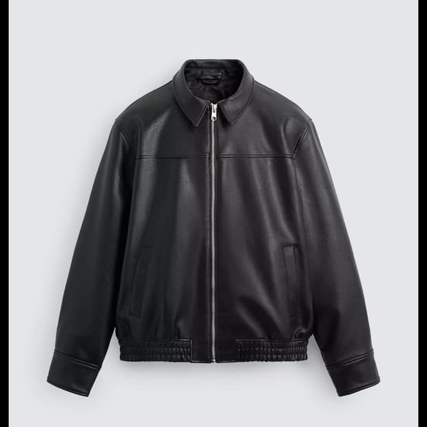 자라 레더자켓