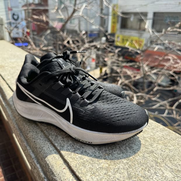 나이키 에어 줌 페가수스 38 블랙 런닝화 230mm