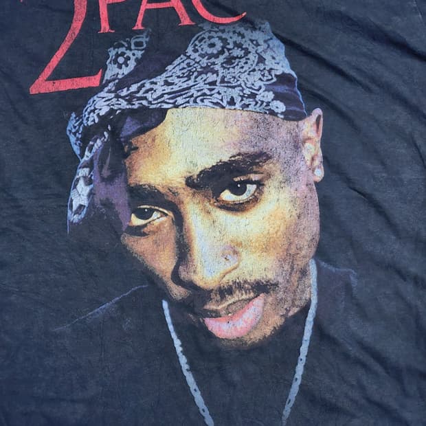 2PAC 투팍 오피셜 라이선스 포토 티셔츠