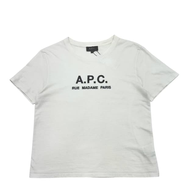 A.P.C 로고 반팔 