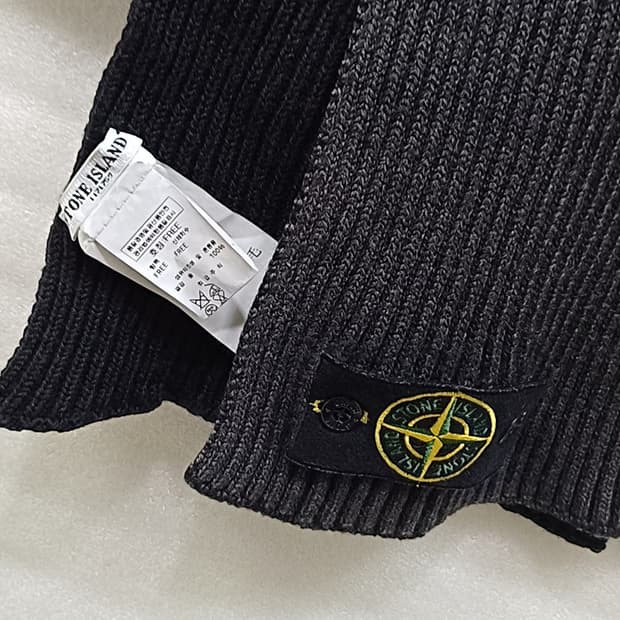 국내 스톤아일랜드 울 니트 남성 머플러 목도리 사랑봉봉