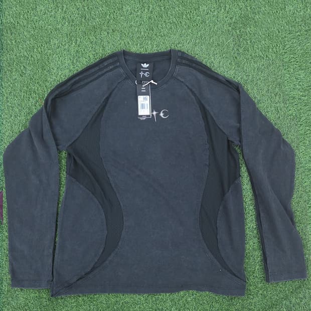 아디다스 x 떠그 클럽 롱슬리브 티셔츠 블랙 XL