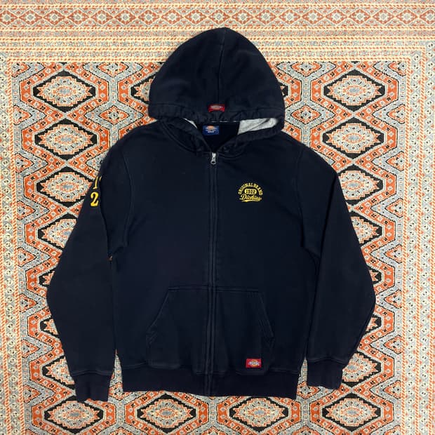 디키즈 사이드 프린팅 네이비 기모 후드집업 남성M 