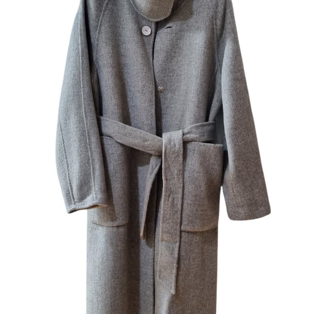 써스데이아일랜드 양면 코트 캐시미어 블렌딩