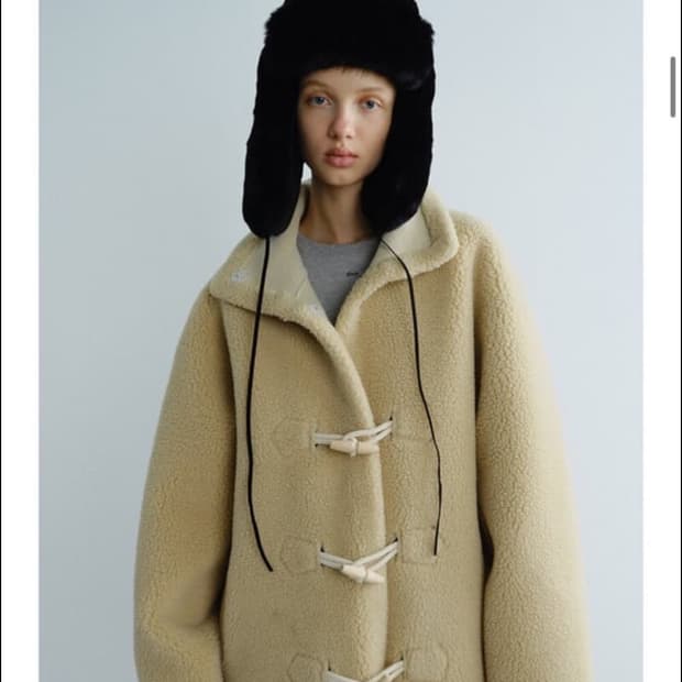 엔오르 리버시블 무스탕 (울소재)