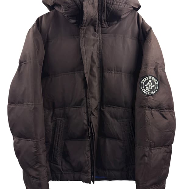 아베크롬비 캠쉘 브라운 패딩1261