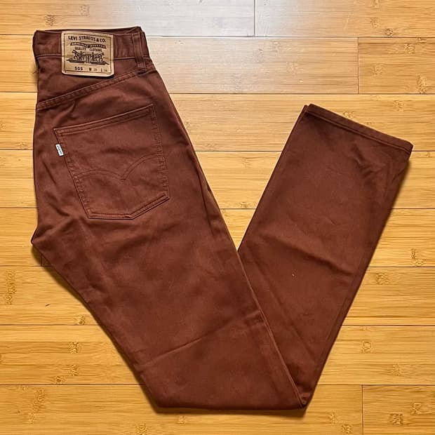 리바이스 505 화이트탭 브릭진 데님팬츠 W29 L34