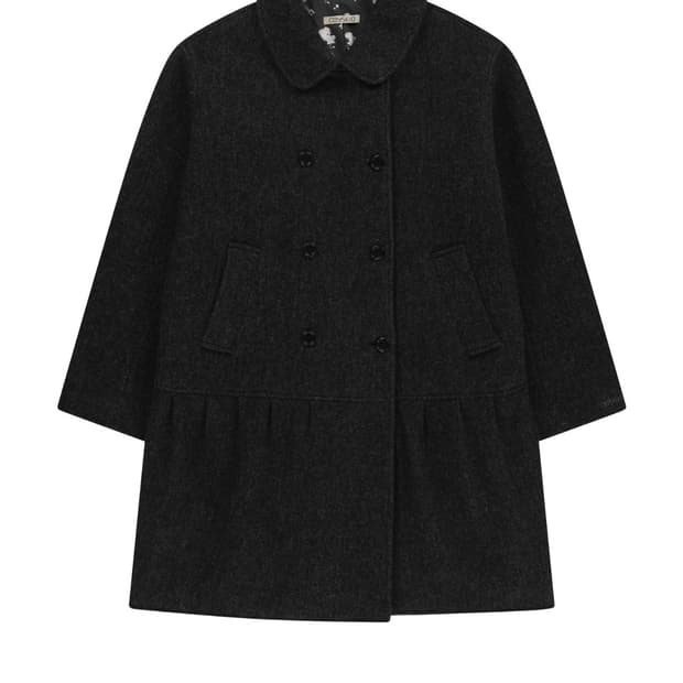 <<구해요>> 코이세이오 더블 코트 차콜색상