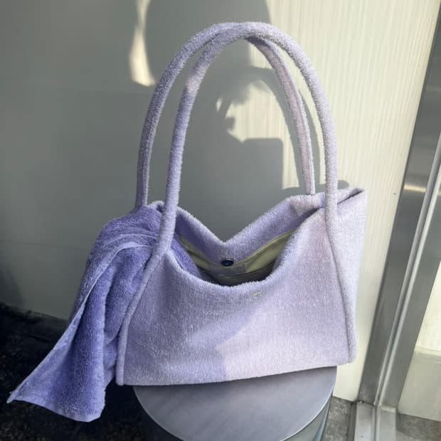 여밈 대퍼 테리백 바이올렛