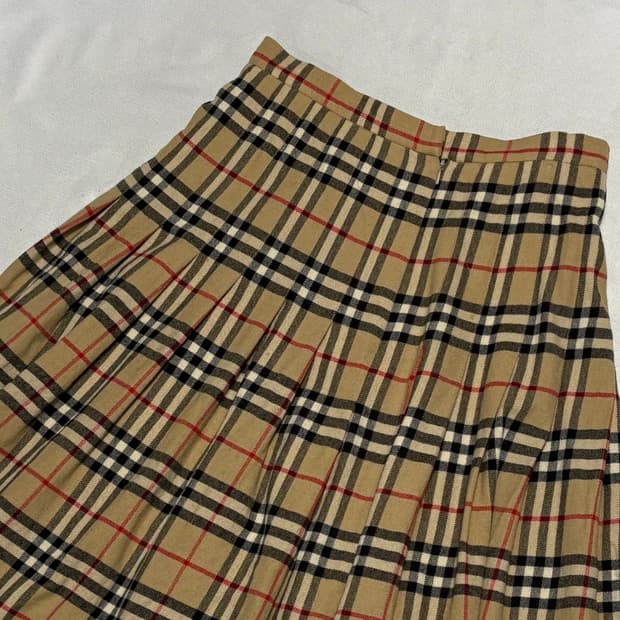 76-92 버버리 노바체크 롱 스커트