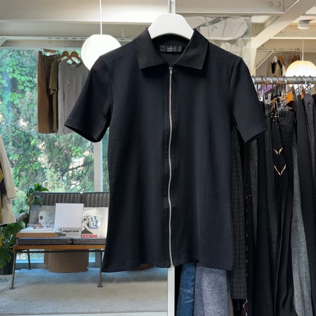 Ghignon k.t 집업 니트 셔츠