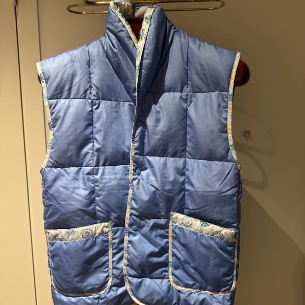 빈티지 리버시블 베스트