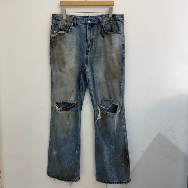 빈티지 커스텀 플레어데님