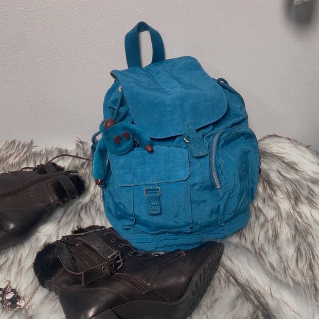 키플링 민트색 백팩